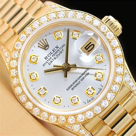 used diamond rolex watches|rolex diamond bezel price.